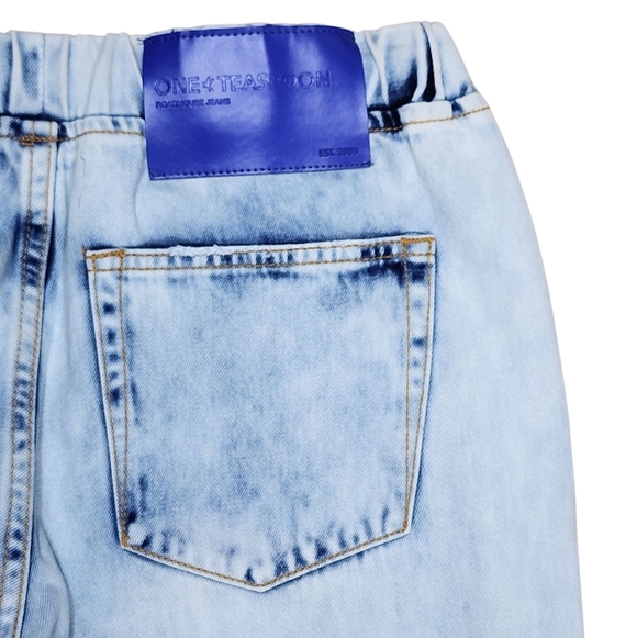 One Teaspoon From Free People The ROADHOUSE Wide Leg Jeans Causual Size Med - Picture 11 of 14